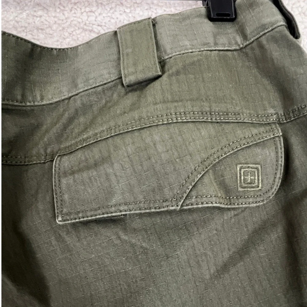 5.11 Tactical Ripstop Cargo Pants Mens 35x30 Olive Green Utility Gorpcore